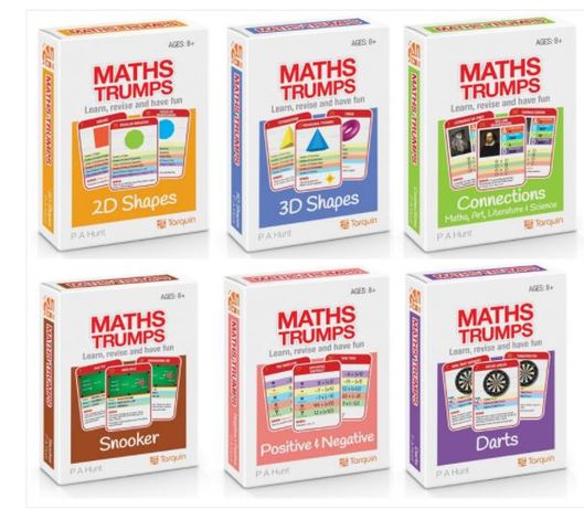 All 6 Maths Trumps packs